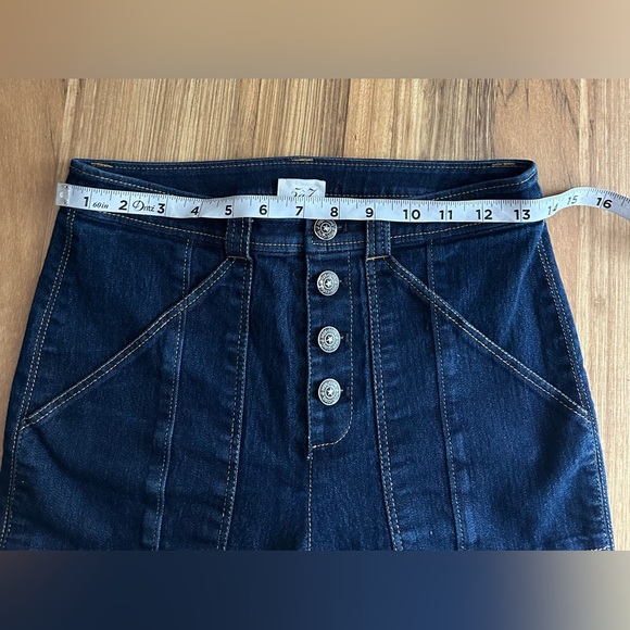 Cinq à Sept Cuffed Benji Pants Button Fly Dark Blue Size 4 - Picture 14 of 14